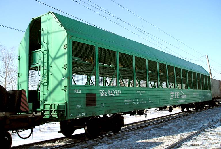 Железнодорожная доставка авто  из Санкт-Петербурга в Калининграда